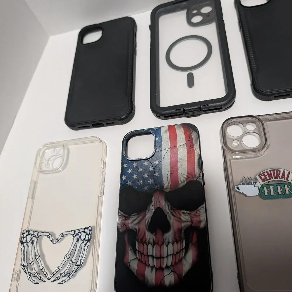 iPhone 14 Plus Phone Cases Bundle Skull‎ Bat Friends